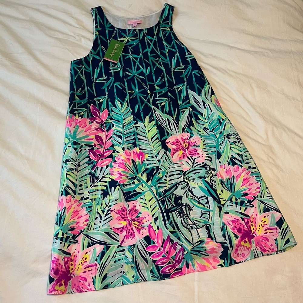 Lily Pulitzer Jackie Silk Shift Dress NWT